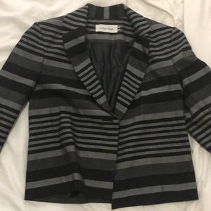 Calvin Klein Striped Blazer